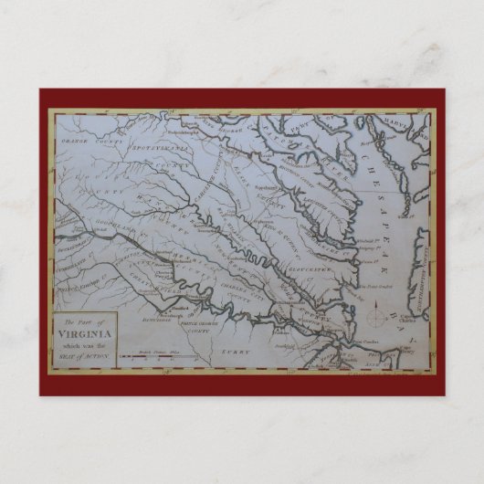 Die Chesapeake Bay Postkarte (Vorderseite)