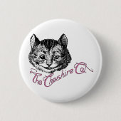Die Cheshire-Katze Button (Vorderseite)