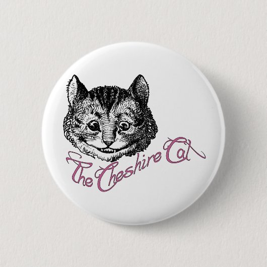 Die Cheshire-Katze Button (Vorderseite)