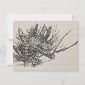 Die Cheshire-Katze im Baum Arthur Rackham Mitteilungskarte (Vorderseite)