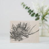 Die Cheshire-Katze im Baum Arthur Rackham Postkarte (Stehend Vorderseite)