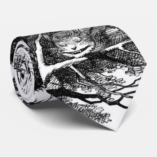 Die Cheshire-Katze Krawatte (Gerollt)