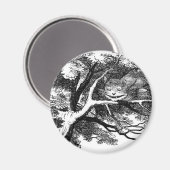 Die Cheshire-Katze Magnet (Vorderseite/Rückseite)