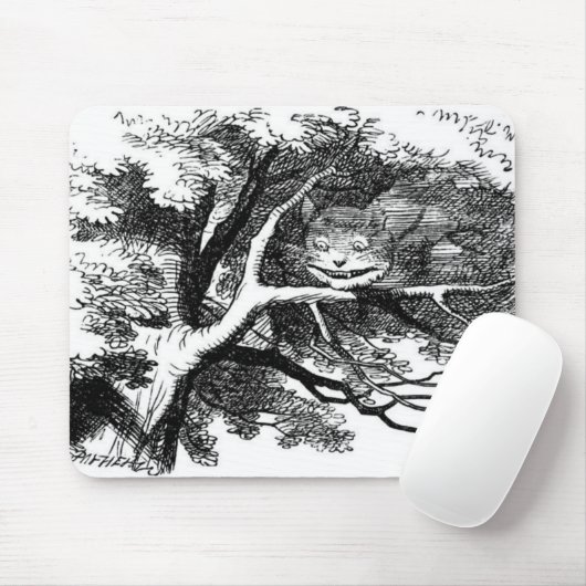 Die Cheshire-Katze Mousepad (Mit Mouse)