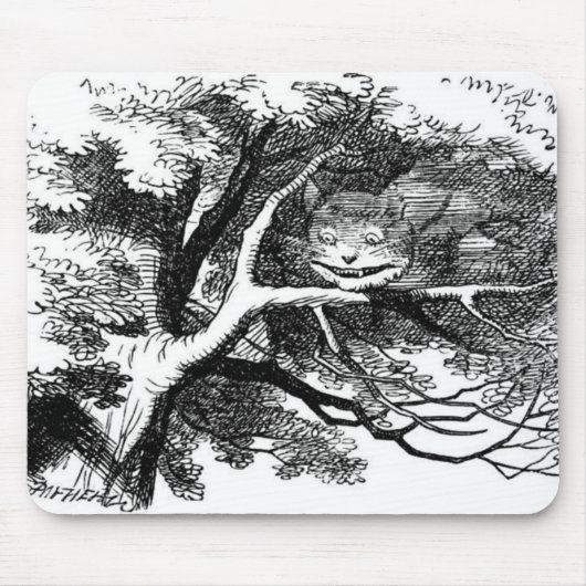 Die Cheshire-Katze Mousepad (Vorne)