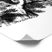 Die Cheshire-Katze Poster (Ecke)