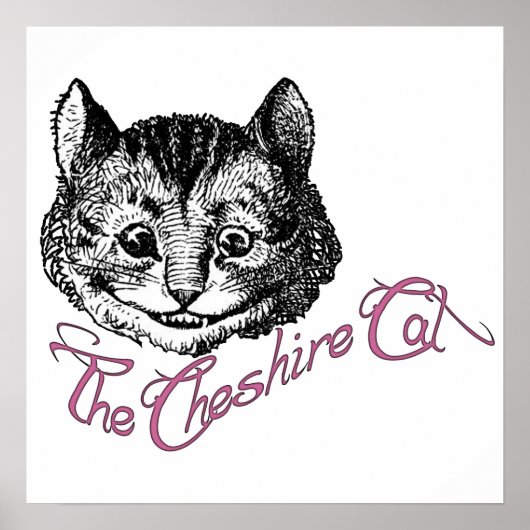 Die Cheshire-Katze Poster (Vorne)