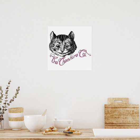 Die Cheshire-Katze Poster (Küche)