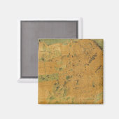 Die Chevalier-Karte von San Francisco Magnet (Vorderseite/Rückseite)