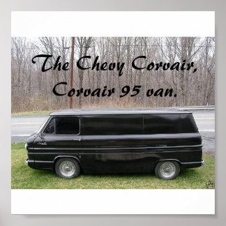 Die Chevy Corvair, Corvair 95 van. Poster