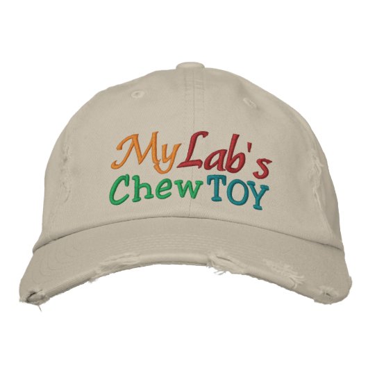 Die "Chey Toy Cap" meines Labradors durch SRF Bestickte Kappe (Vorderseite)