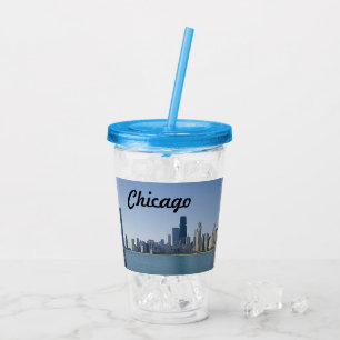 Die Chicago-Skyline Acryltrinkbecher
