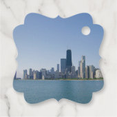 Die Chicago-Skyline Geschenkanhänger (Rückseite)