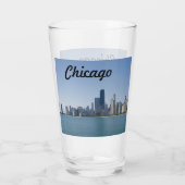Die Chicago-Skyline Glas (Rückseite)