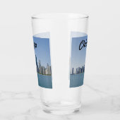 Die Chicago-Skyline Glas (Links)