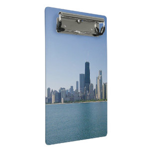 Die Chicago-Skyline Mini Klemmbrett