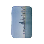 Die Chicago-Skyline mit gespiegeltem Muster Badematte (Vorderseite Vertikal)