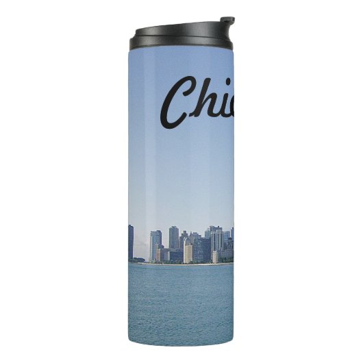 Die Chicago-Skyline Thermosbecher (Nach links gedreht)