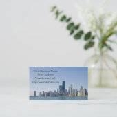 Die Chicago-Skyline Visitenkarte (Stehend Vorderseite)