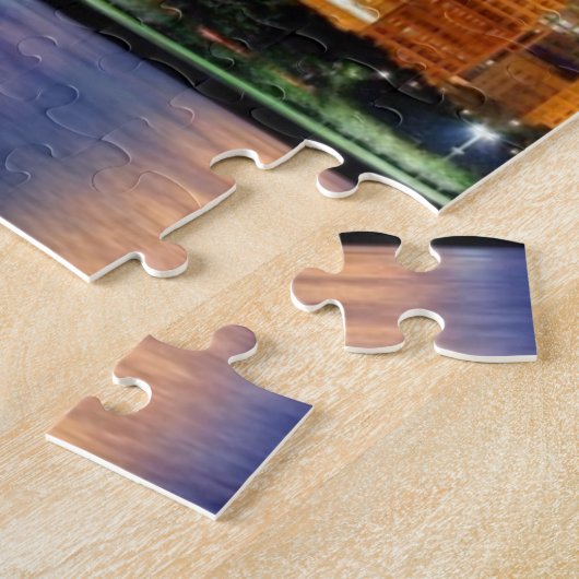 Die Chicago-Skyline vom Adler Planetarium Puzzle (Seite)