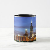 Die Chicago-Skyline vom Adler Planetarium Tasse (Zentrum)