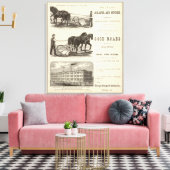 Die Chicagoer Scraper und Ditcher Leinwanddruck (Insitu (Wohnzimmer))
