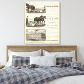 Die Chicagoer Scraper und Ditcher Leinwanddruck (Insitu (Schlafzimmer))