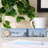 Die Chicagoer Skyline Namensplakette