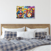 DIE CHIHUAHUAS 11 LEINWANDDRUCK (Insitu (Schlafzimmer))