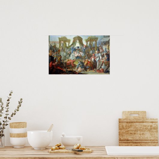 Die chinesische Ehe oder ein Publikum mit Poster (Küche)