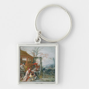Die chinesische Jagd, c.1742 Schlüsselanhänger