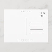 Die chinesische Löwentanzpostkarte Einladungspostkarte (Rückseite)