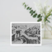 Die Chinesische Mauer Postkarte (Stehend Vorderseite)