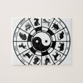 Die chinesischen Tierkreis-Tiere Puzzle (Horizontal)