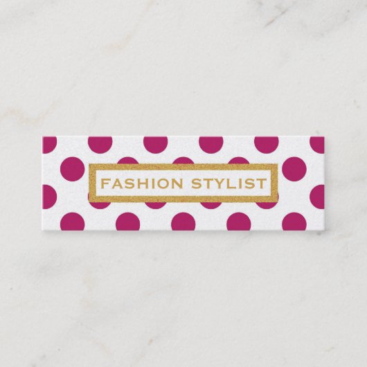 DIE CHLOE DÜNNE VISITENKARTE (Vorderseite)