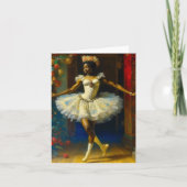 Die Chocolate Nutcracker-Ballerina Karte (Vorderseite)