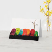 DIE CHOW-CHOW LINIE heARTDECO Reihe Karte (Gelbe Blume)