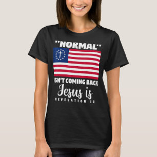Die Christliche amerikanische Flagge kommt nicht z T-Shirt