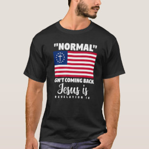 Die Christliche amerikanische Flagge kommt nicht z T-Shirt