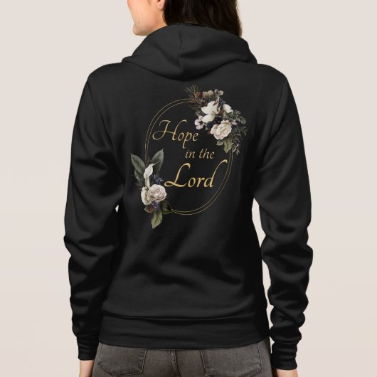 Die Christliche Hoffnung der Frauen im Lord Inspir Hoodie (Rückseite)