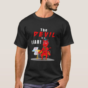 Die Christliche, lustige Bibel verrät den Teufel  T-Shirt