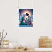 Die Christliche Weihnachtskunst, Jesus und Poster (Küche)