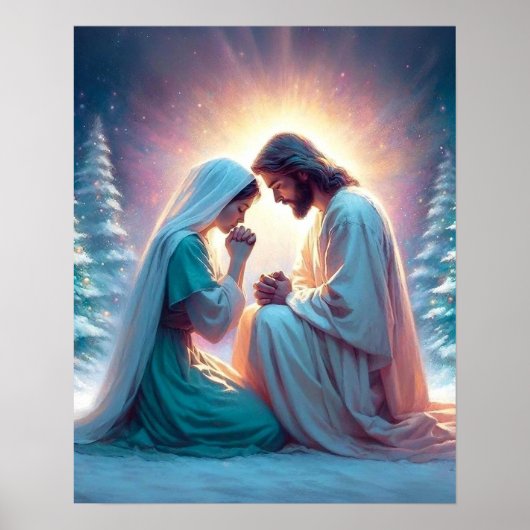 Die Christliche Weihnachtskunst, Jesus und Poster (Vorne)