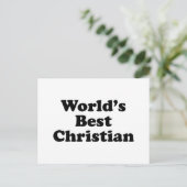 Die christlichste Welt Postkarte (Stehend Vorderseite)