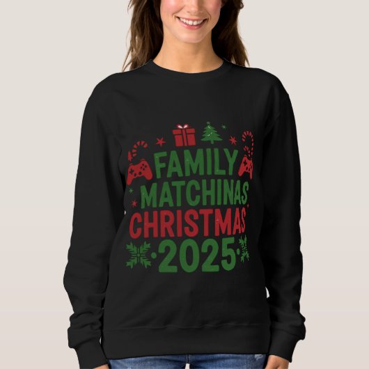 Die Christmas Rewind Crew 2025 Sweatshirt (Vorderseite)