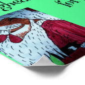 DIE CHRISTMAS VISITER POEM POSTER (Ecke)