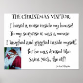 DIE CHRISTMAS VISITER POEM POSTER (Vorne)