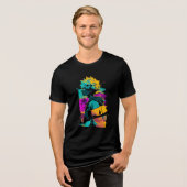 Die chromatische Odyssee Tri-Blend Shirt (Vorderseite voll)