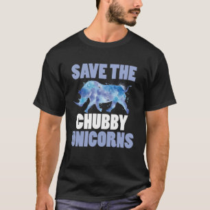 Die Chubby-Einhörner Fett Rhino aufbewahren T-Shirt