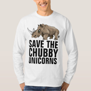 DIE CHUBBY UNICORNS T - Shirt-T-Shirts gerettet T-Shirt